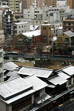 今朝の福岡市内