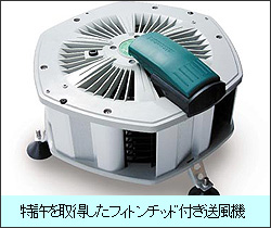 フィトンチッド付き送風機