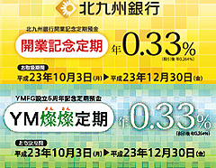 北九州銀行誕生で激化する預金獲得競争1