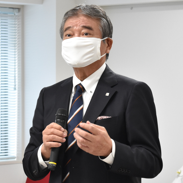 BIM推進協議会の会長を務める（一社）福岡県建築士事務所協会会長・岩本茂美氏