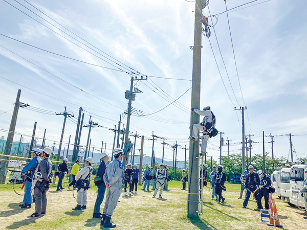 九州電力との安全セミナーの様子