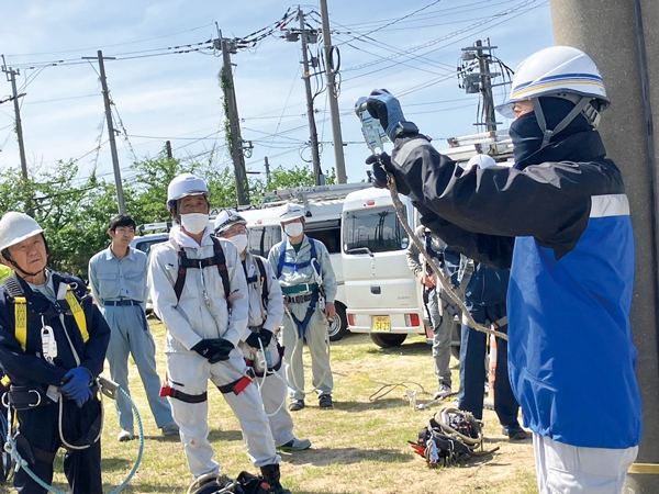 九州電力との安全セミナーの様子