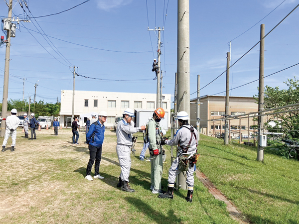 九州電力との安全セミナーの様子