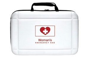 「Woman‘s Emergency Bag」のケース(防水加工)