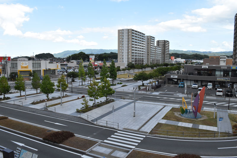 JR新宮中央駅の駅前を中心市街地として整備