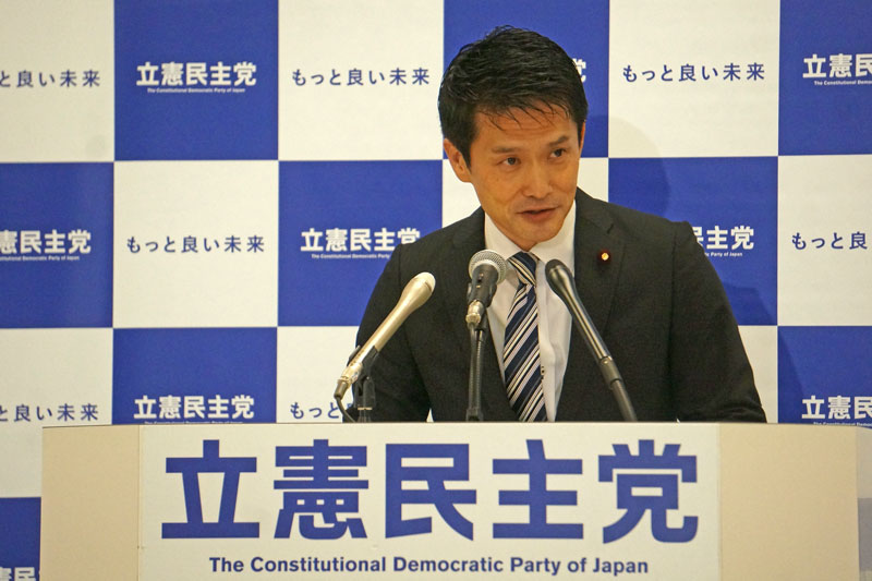 立憲民主党　小川淳也幹事長