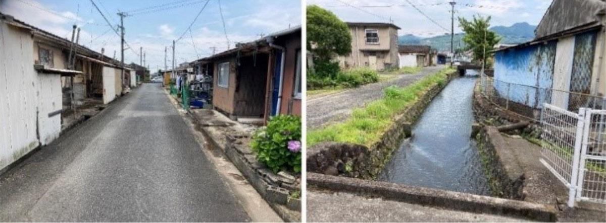 現在の西隈上団地の様子　市公表資料より