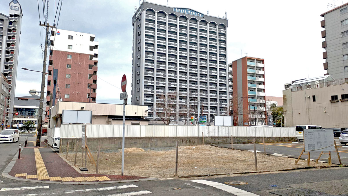 （仮称）神屋町ホテル建設地