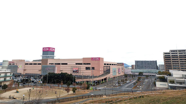 九大学研都市駅前の光景(山ノ鼻公園から)