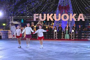 煌めく氷上の冬物語 シーサイドももち ICE SKATING PARK 開幕