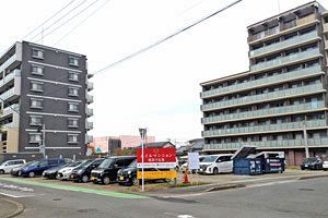 まちかど風景・西区～九大学研都市駅側にマンション