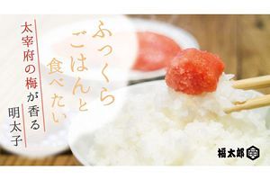 福太郎、大宰府政庁跡の梅を使用した明太子「うめんたい」を先行販売中