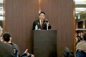 【動画】服部誠太郎・福岡県知事がN会にて講話