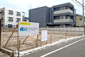 まちかど風景・城南区～別府駅側にマンション