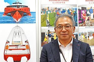 【トップインタビュー 】娯楽性と快適性を高めた新型船を導入 飛行機とは異なる土俵に移行